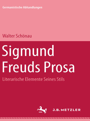 cover image of Sigmund Freuds Prosa
